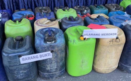 1 Ton BBM Bersubsidi Diamankan, Dua Tersangka Ditahan