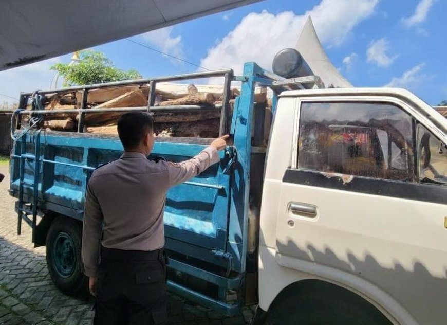 Polres Malang Bekuk Kasus Pembalakan Hutan