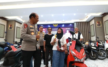 Polda Jatim Serahkan Kendaraan Hasil Ungkap Kasus kepada Pemiliknya