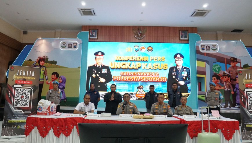 Polisi Bongkar Peredaran Narkotika yang Menyasar Indonesia